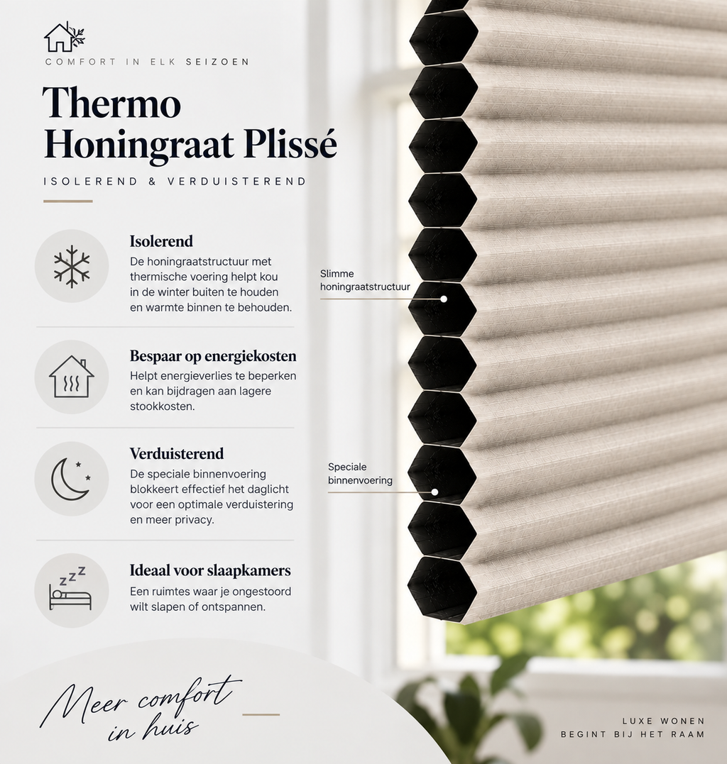 Verduisterend Plissé Gordijn